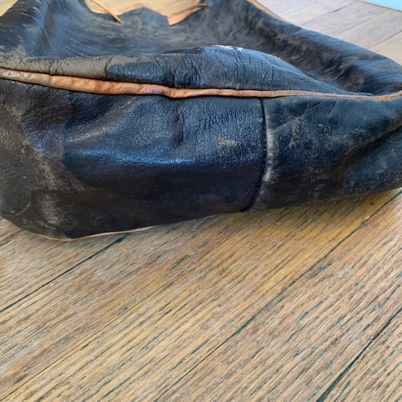 Vintage Boho Bag🤎Exceptionally Cool🤎 100% Leather, Circa 1960’s - Picture 11 of 11